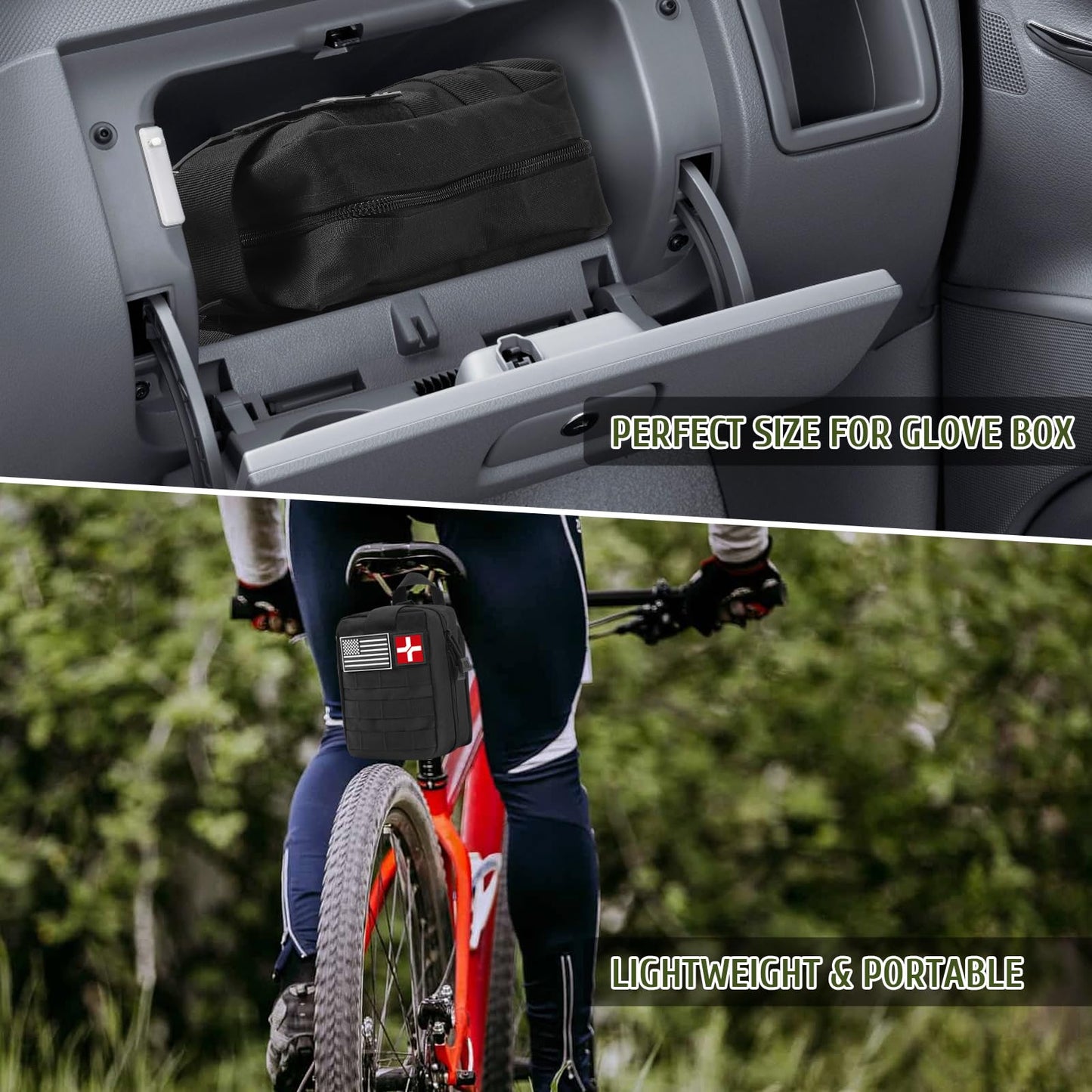 ABPIR 170 PCS Survival Kits, Survival First Aid Kit/Trauma Kit with Essential Survival Gear Emergency Medical Supplies for Hiking Camping Backpacking Outdoor Adventure, Gifts for Him Dad Men