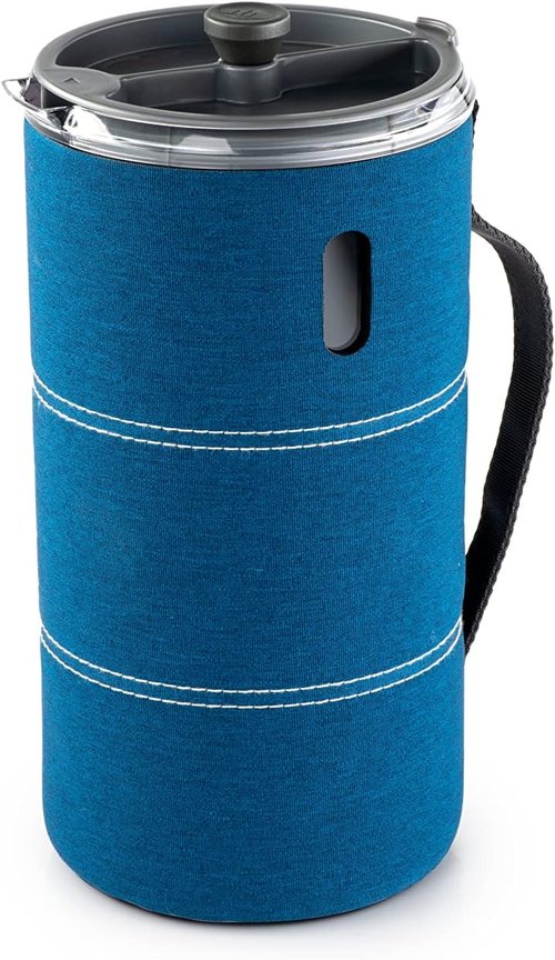 GSI Outdoors Personal 20 fl. oz. Javapress I Insulated French Press Travel Coffee Mug for Camp Coffee and Tea