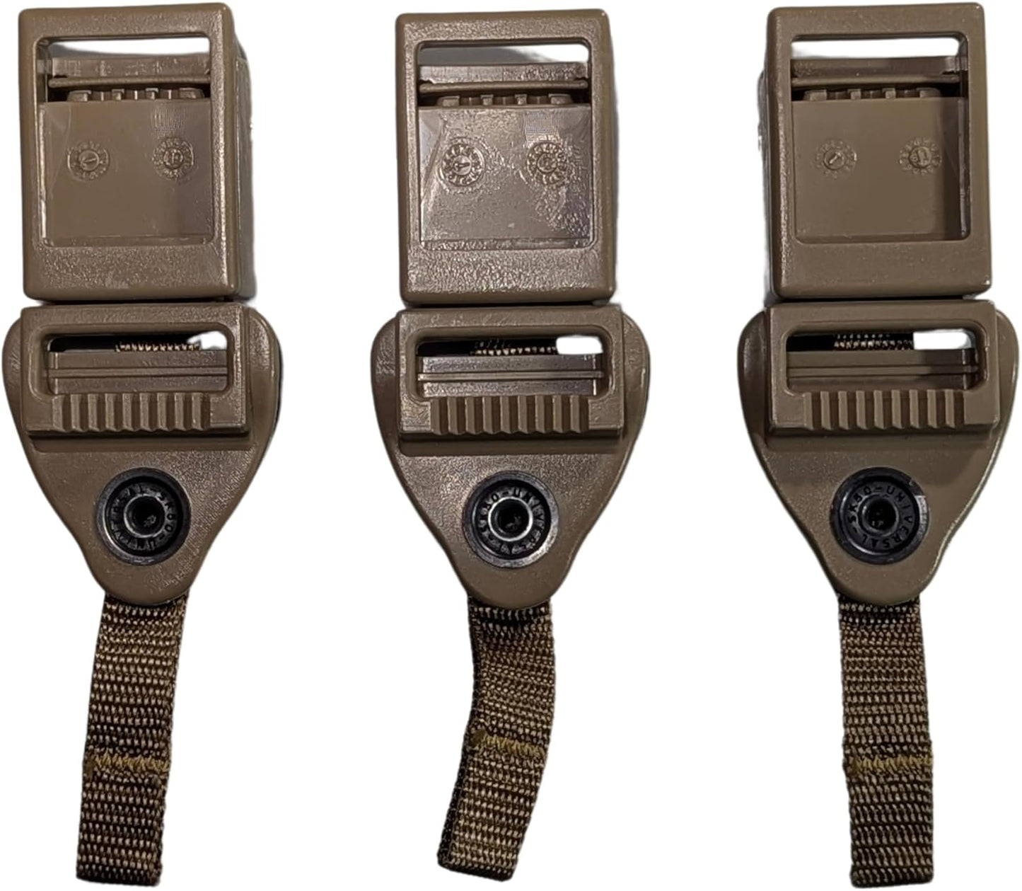 New US Army Military Propper Coyote Brown Quick Release QR Buckle Set Replacement 1" Shoulder Strap Connector ILBE Backpack by US Goverment GI USGI