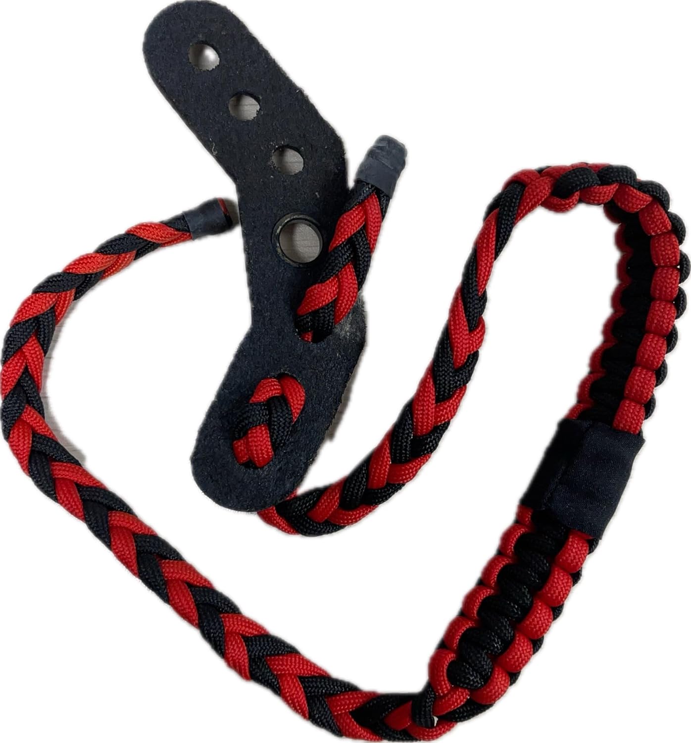 Southland Archery Supply Wrist Braided Compound Bow Sling with Leather Mount Strap On Hand Archery