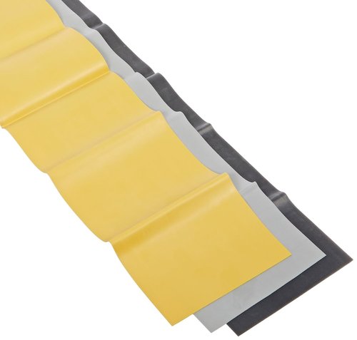 Cando 10-5284 3 Piece Low Powder Challenging Exercise Band PEP Pack,Black