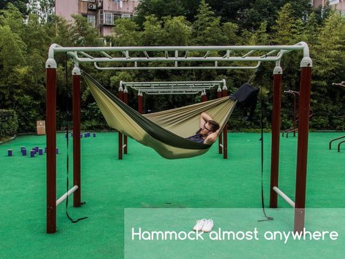 Double Wide Swift Messenger Bag Hammock - Lightweight & Durable Camping Travel Gear