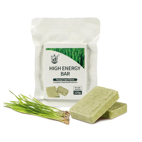 Emergency Food Ration Bars, Survival Tabs Supply for Outdoor Camping Emergency Snowstorm Earthquake Disaster Preparedness Kit with 20 years Long Self Life, Original Flavor 250g & Crops Flavor 120g