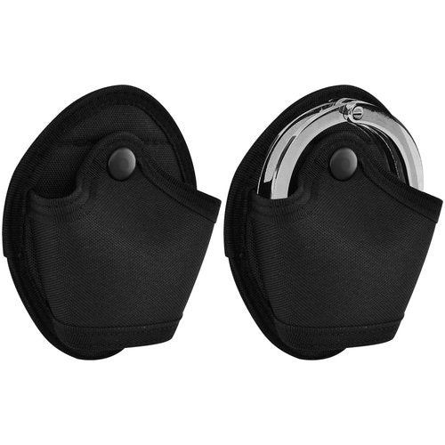 Trasylph 2 Pcs Handcuff Case,Handcuff Holster,Open Top Handcuff Holder Holster,Law Enforcement Cuff Holder Hand Cuff Pouch,Law Enforcement Cuff Pouch Fits Standard Chain or Hinge Handcuffs