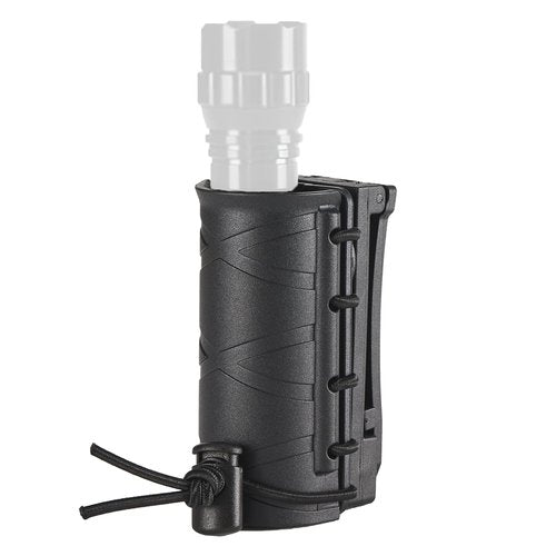 Tactical Flashlight Holder for Duty Belt, Rotatable Case fit 1"-1.2" Diameter Flashlight