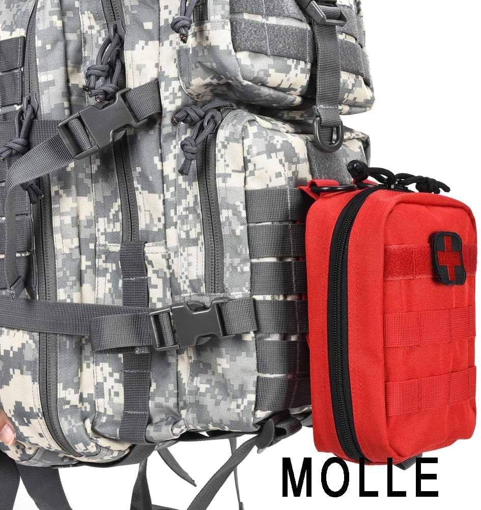 REEBOW GEAR Military Tactical Backpack for Men Large 34L Army 3 Day Assault Pack Molle Bag Backpacks (34L, Black)