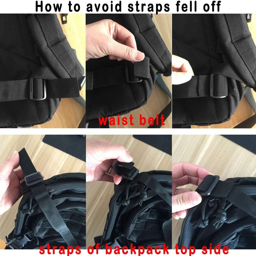 REEBOW GEAR Military Tactical Backpack for Men Large Army 3 Day Assault Pack Molle Bag Backpacks (34L Black)