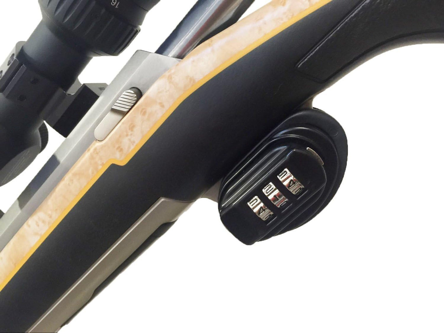 RioRand Trigger Lock 3 Digit Combination Gun Lock Compatible with Pistols Handgun Rifles Bb Gun Shotguns