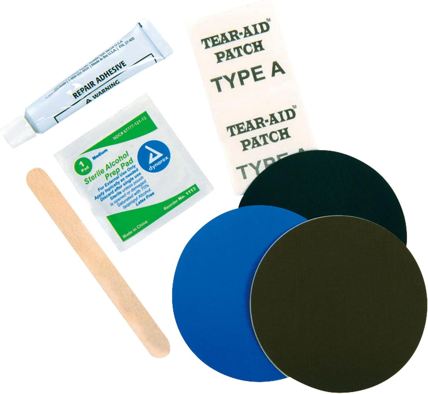 Therm-a-Rest Camping Mattress Permanent Repair Kit, 4-Hour Cure Time, Includes Adhesive and Instructions