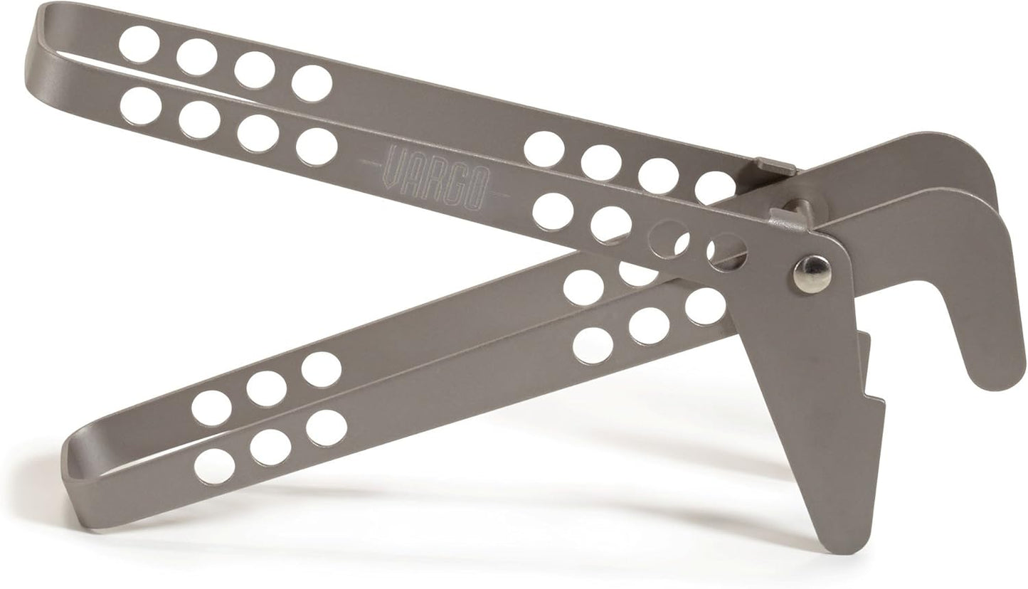 Vargo Titanium Pot Lifter | Ultralight 0.8 Ounce (23 grams) | Outdoor Camping Pot Gripper | Model-T-419