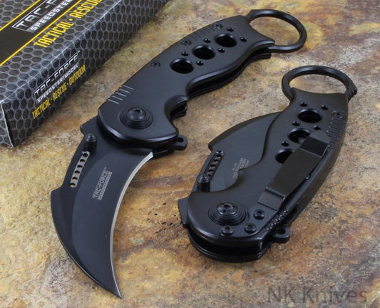 TAC FORCE Karambit 2.75 in Blade Aluminum Handle
