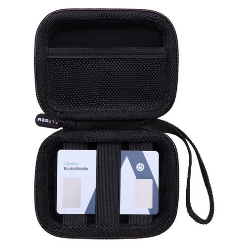 LTGEM Case Compatible with KardiaMobile Card Personal EKG Monitor, Black