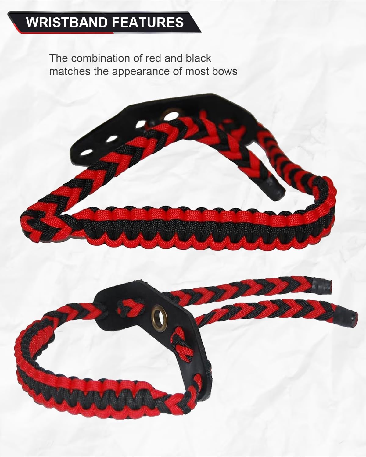 Toparchery Compound Bow Aluminum Stabilizer with Wrist Bow Sling Braided Hunting Shooting Target