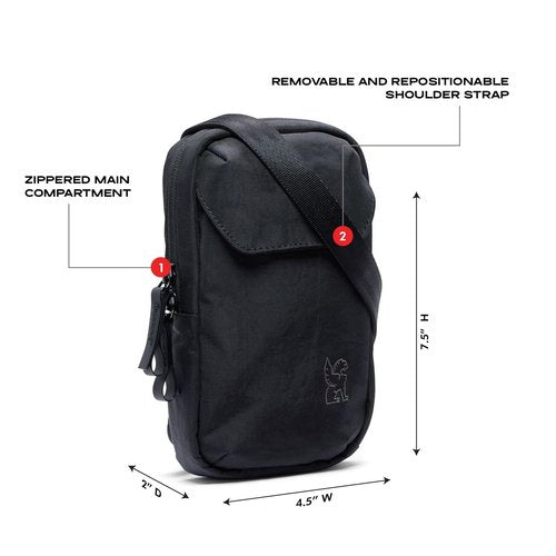 Chrome Industries Logan Pouch - Black, 1 Liter
