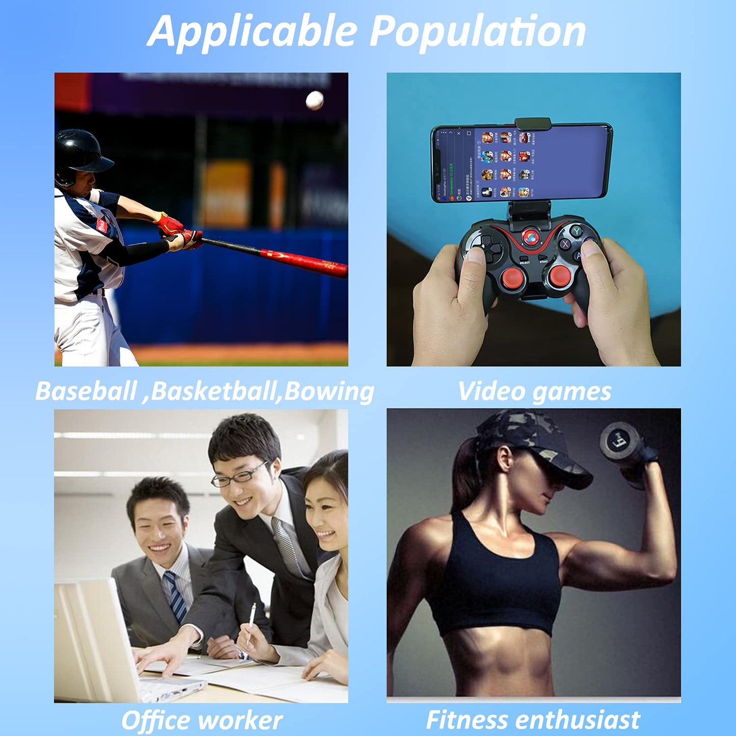 EXBEPE All-Metal Torque Ball and Metal Light-up Gyro Ball Bundle Item