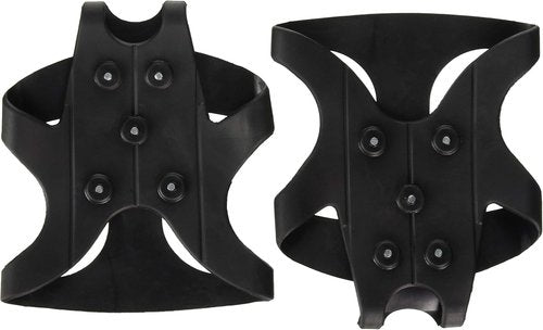 Bare Ground IG-100 No-Slip Ice Grip Over Shoe Traction Cleats, Fits Shoe Sizes 5-11 Black