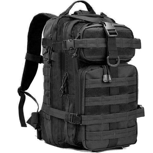 Miramrax Small Tactical Backpack Military Daypack - 30L Backpack for Men Molle Assault Pack Bug Out Bag for Hiking Camping Travel Army Hunting Rucksack Trekking (Black)