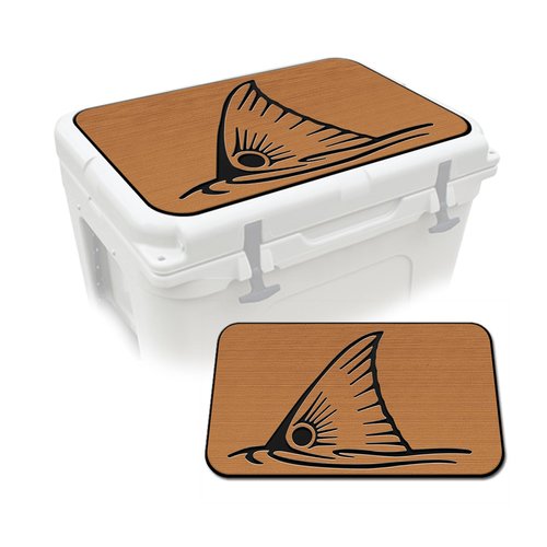 USATuff SeaDek EVA Mat Cooler Pad fits YETI 45 Tundra | Peel & Stick Application | Non Slip Comfort Accessories - Top Fin Redfish Tail (Mocha-Black)