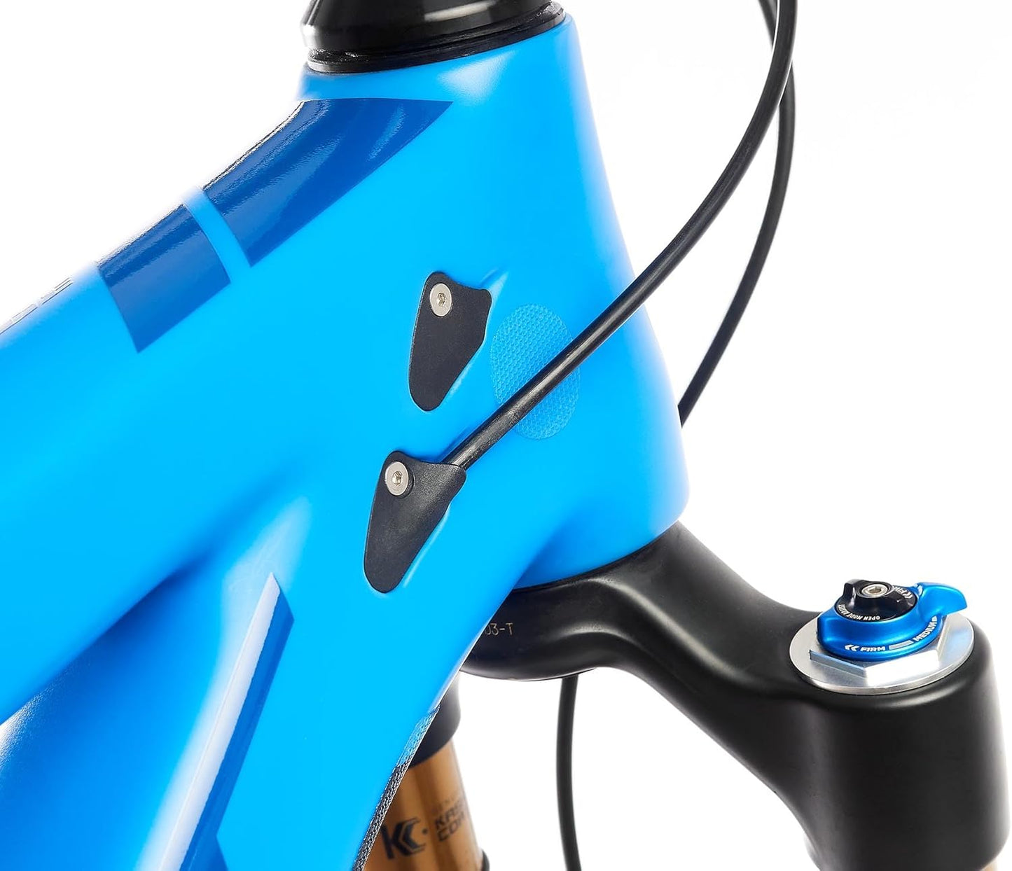 All Mountain Style Bike Frame Protector Universal Fit - 9-Piece Set for Down Tube, Chainstay, Cable Wear, High-Impact Honeycomb PVC to Protect Your Bike from Scratches, Chips and Dings