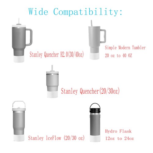 DMZHY Transparent Silicone Boot,Simple Modern Silicone Cup Boot,Cup Boot for Tumblers 20 oz