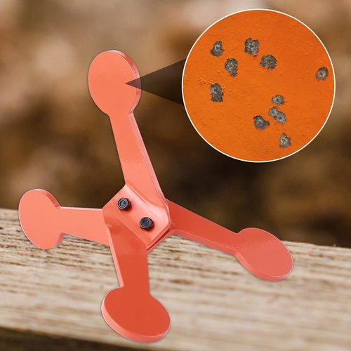 Outran Steel Auto Reset Walking Metal Shooting Target for Airgun Hunting Training, Airsoft Rimfire Pellet BB Gun Pistol