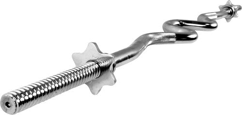CAP Barbell Standard 1-Inch Threaded Curl Bar with Collars