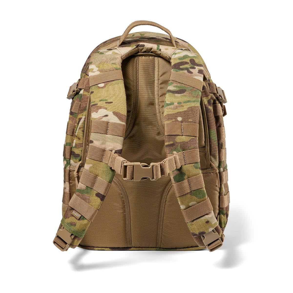 5.11 Tactical Backpack, RUSH 24 2.0 Military Survival Molle Back Pack with Laptop Compartment, 37L, Multicam, Style 56564ABR