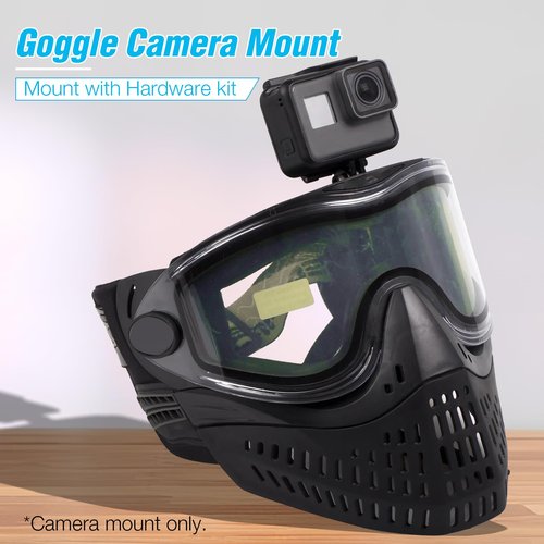 Hixeto Goggle Camera Mount - Durable Paintball Mask Mount for Dynamic Filming