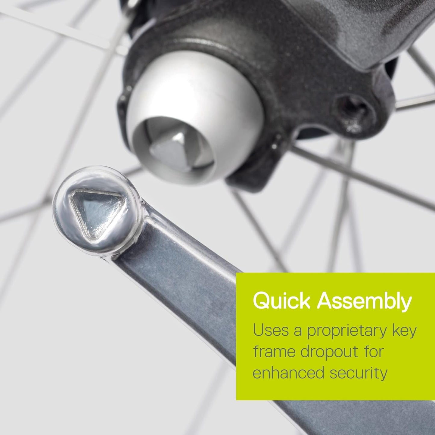 Delta Hublox Bolt On Bicycle Skewers by Delta Cycle - Quick Release Bike Stainless Steel Spring Skewers with Tamper-resistant Bolts Prevent Theft - Front and Rear Wheels for Both Road and Mountain Bikes