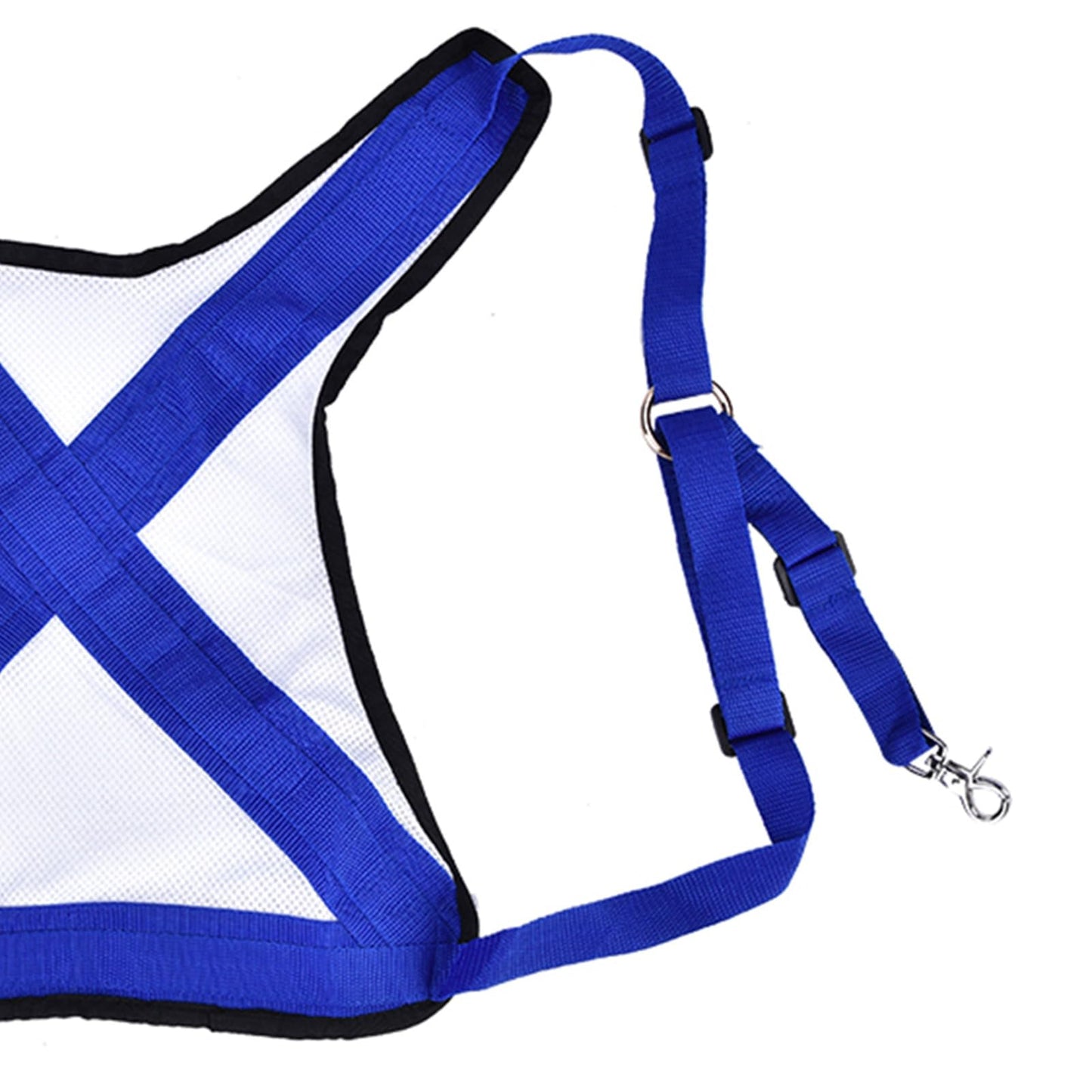 Frdhee Fishing Shoulder Back Harness, Adjustable Fishing Fighting Belt Sea Fishing Rod Holder Vest for Fishing Big Fish, Small, Blue