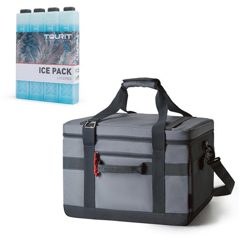 TOURIT Insulated Soft Large Collapsible Cooler Bag with Reusable Ice Packs for Coolers Long Lasting