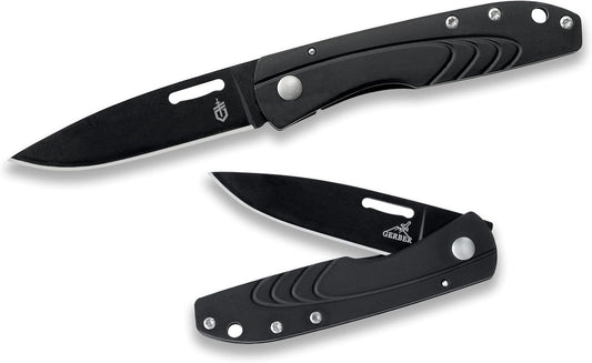 Gerber Gear STL 2.0 Knife, Black (2.6 blade length and 5.3 overall length)