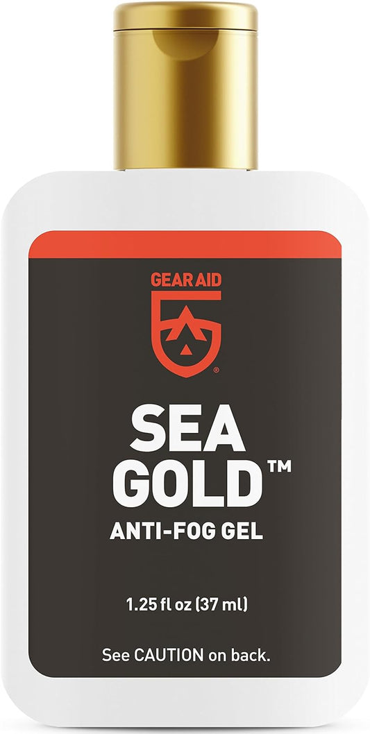 GEAR AID Sea Gold Anti-fog Gel Coating for SCUBA Masks, 1.25 fl oz, Clear (40851)