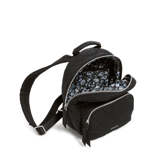 Vera Bradley Performance Twill Mini Backpack, True Black