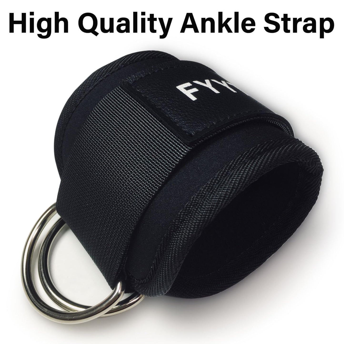 Ankle Strap(Single) for Cable Machine, Ankle Cuff for Kickbacks, Leg Extensions, Lower Body Exercises, Glute Workouts, Booty Hip Abductors Exercise, for Home & Gym