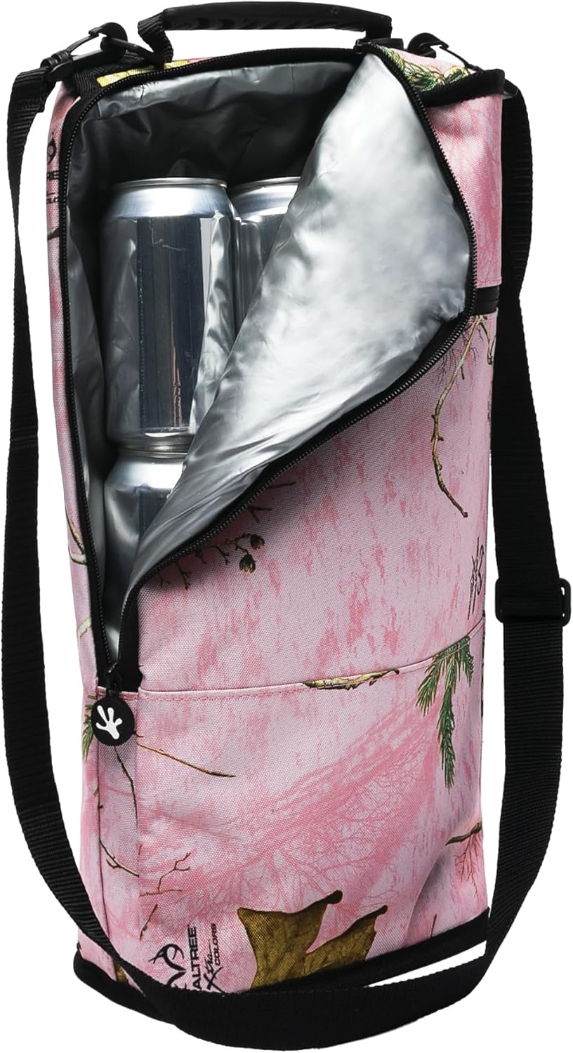 Geckobrands Verticool Insulated Soft Cooler Bag - Portable, Holds 9 Cans or 2 Wine Bottles, Ideal for Beach & Picnics