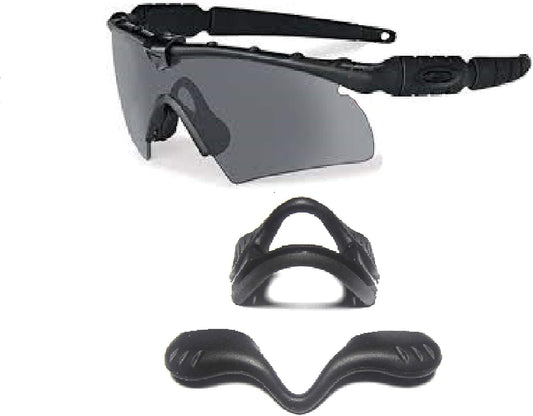 Galaxy Nose Pad Rubber Kits For Oakley Si Ballistic M Frame 2.0 Z87 Sunglasses Black Color
