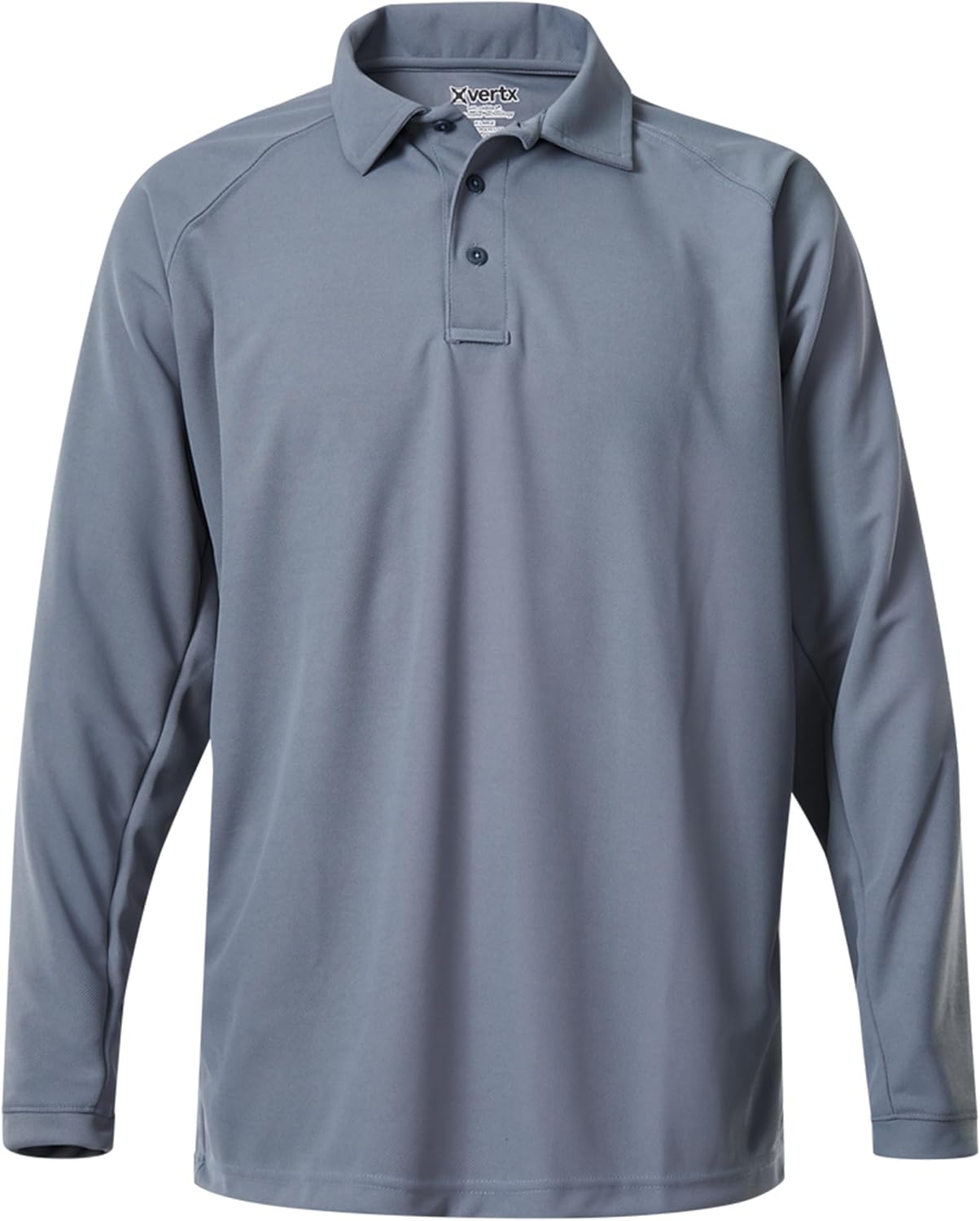 Vertx Mens Tactical Polo Shirt, Long Sleeve T-Shirt, Breathable, Tactical Clothing Gear, Police, Security, Relaxed Fit
