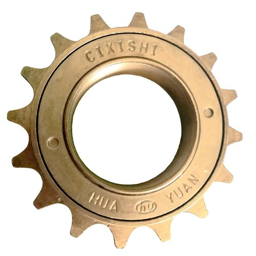 BQPOLING Single Speed Bike Freewheel, 16T/18T Compatible with 1/2'' x 1/8'' Bicycle Freewheel Threaded Type Freehub Replacement Parts (16T)