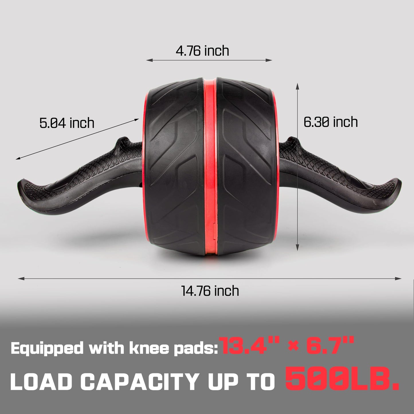 Ab Roller Wheel with Knee Pad Mat,Automatic Rebound Abdominal Wheel Abs Workout Equipment,Home Gym Equipment,No Noise Ab Wheel for Men&Women Abdominal