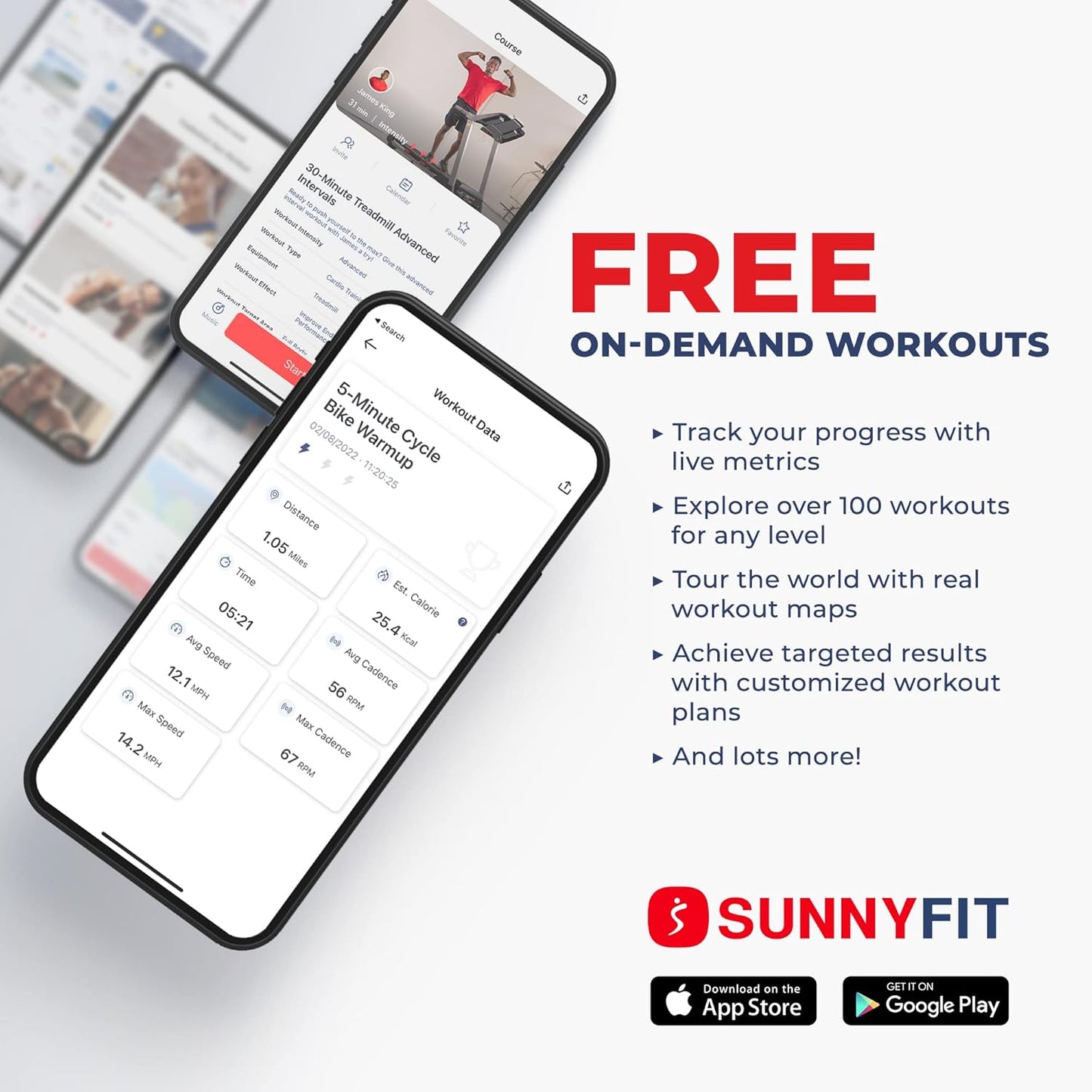 Sunny Health & Fitness Rower w/Long Slide Rail, Cardio Rowing Equipment for Home Gym Training w/LCD Monitor & Device Holder, Optional Free SunnyFit App Bluetooth Connection