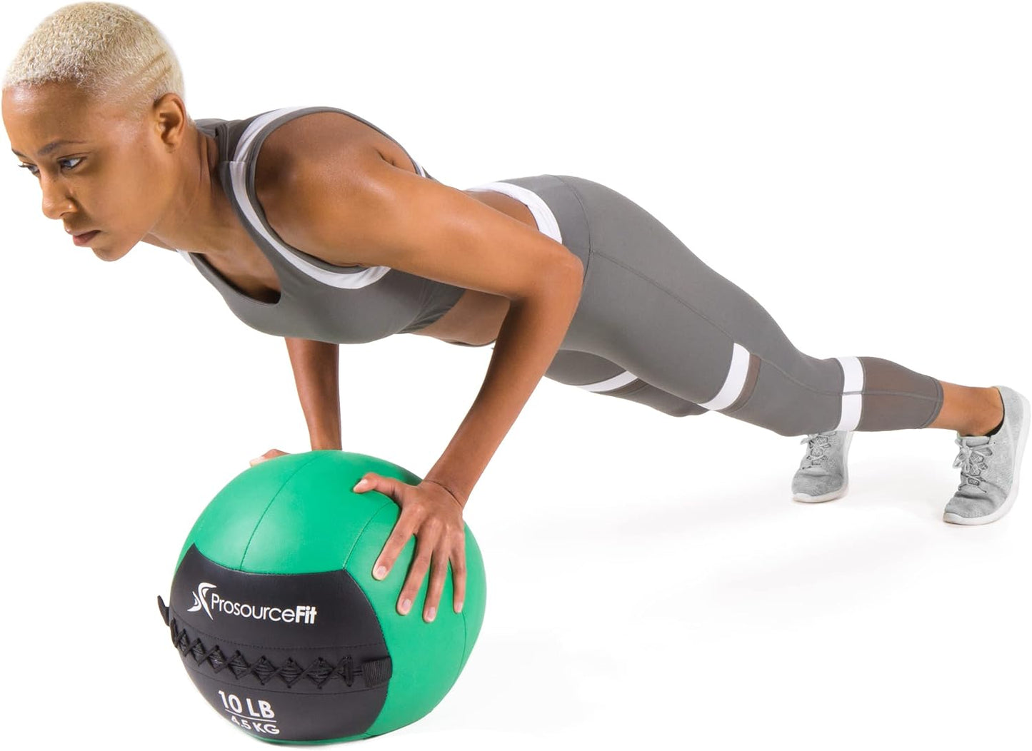 ProsourceFit Soft Medicine Balls, Wall Balls and Full Body Dynamic Exercises, Color-Coded Weights