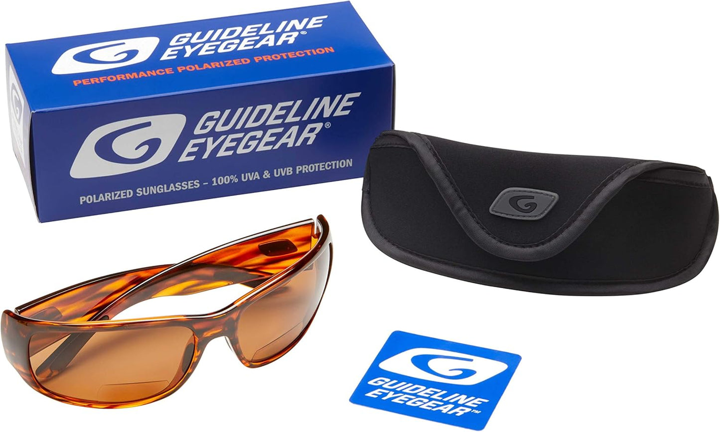 Wake Polarized Bifocal Sunglass with Freestone Brown Lens