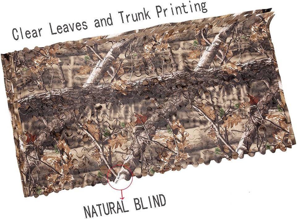 AUSCAMOTEK Camo Netting for Hunting - Camouflage Netting for Blinds, Tree Stands, and Turkey Hunting