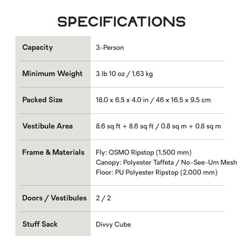 NEMO Equipment Mayfly OSMO Lightweight Backpacking Tent - 3-Person - Citron/Mango