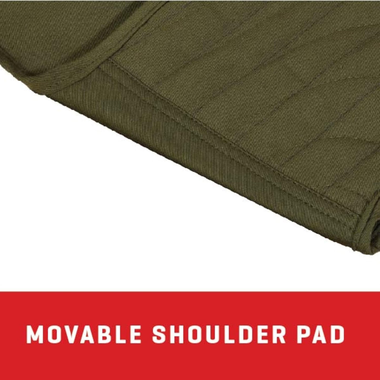 Allen Company Ace Shooting Range Vest with Moveable Shoulder Pad - Shooting Apparel for Adults - Medium/Large - Olive/Tan