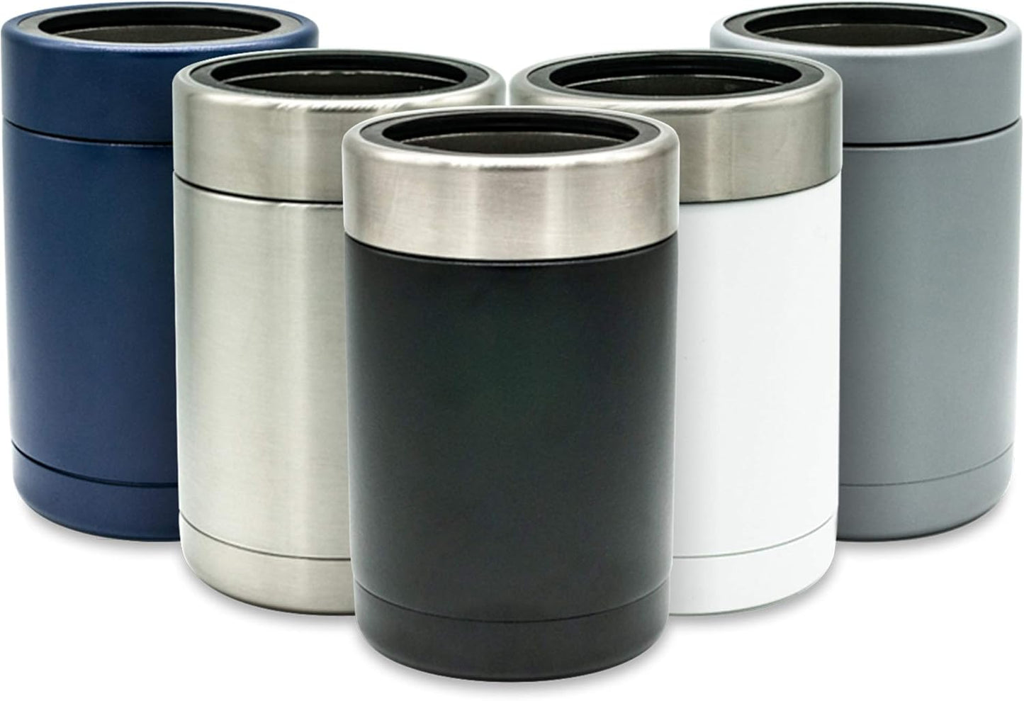 Tahoe Trails 12 oz Stainless Steel Double Wall Vacuum Insulated Can Cooler (Blue)