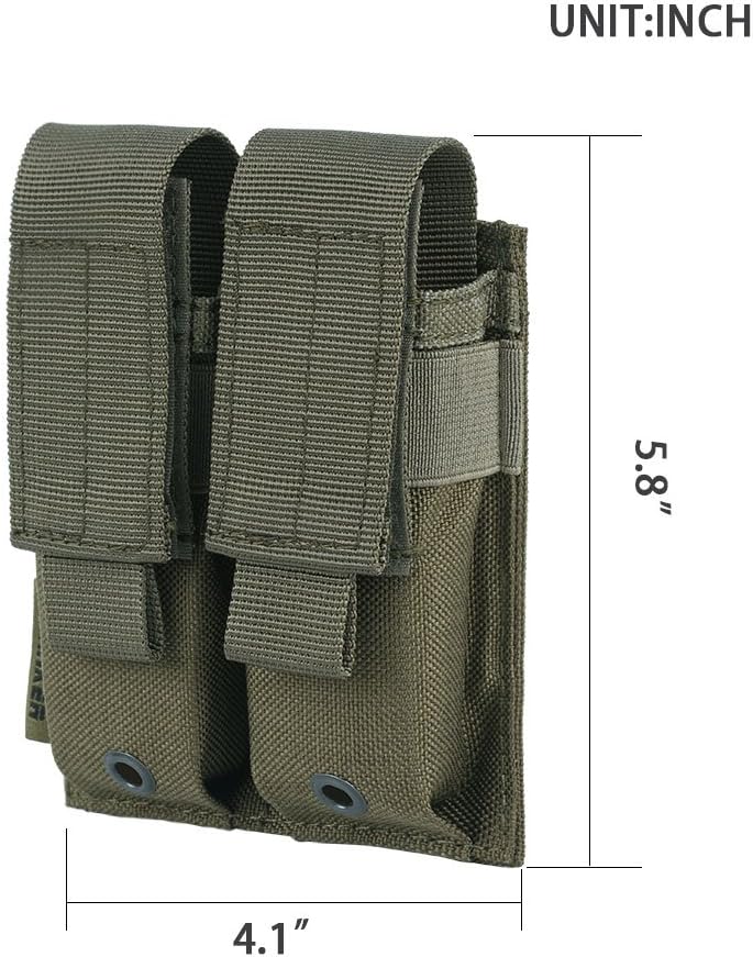 EXCELLENT ELITE SPANKER Molle Single/Double Pistol Mag Pouch Tactical Magazine Pouch Tool Organizer Holder