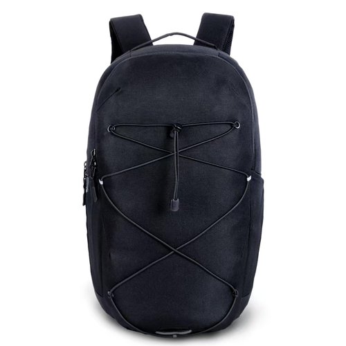 KEOFID Casual Backpack for Men and Women, Hiking Backpack for Travel, Black Daypacks for Sports, College, Water Resistant(Black)