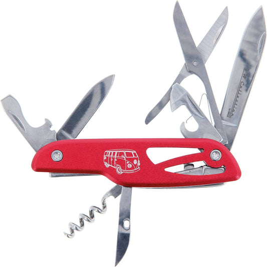 BRISA VW Collection - Volkswagen Multifunctional 3D Pocket Knife, File, Scissors, Bottle & Can Opener